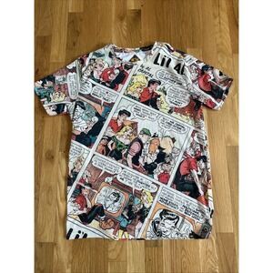 indigo nation Lil‎ Albner Comic Book Shirt Size Medium (rare)